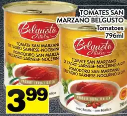 Supermarché PA TOMATES SAN MARZANO BELGUSTO |Tomatoes offer
