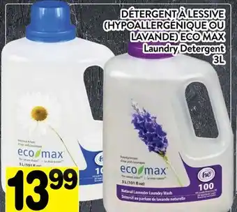 Supermarché PA DÉTERGENT À LESSIVE ECO MAX | Laundry Detergent offer