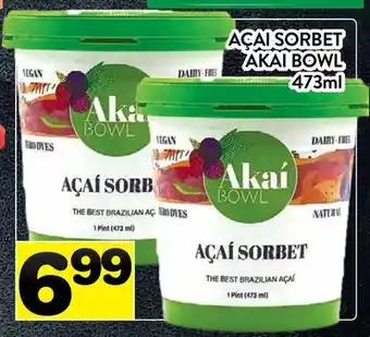 Supermarché PA AÇAI SORBET | AKAI BOWL offer