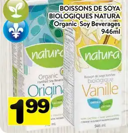Supermarché PA BOISSONS DE SOYA BIOLOGIQUES NATURA | Organic Soy Beverages offer