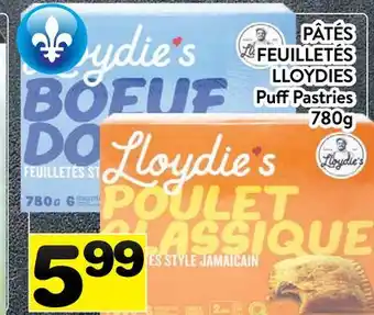 Supermarché PA PÂTÉS FEUILLETÉS LLOYDIES | Puff Pastries offer