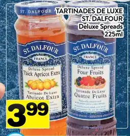 Supermarché PA TARTINADES DE LUXE ST. DALFOUR | Deluxe Spreads offer