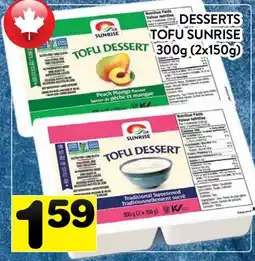 Supermarché PA DESSERTS TOFU SUNRISE offer