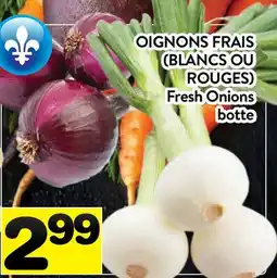 Supermarché PA OIGNONS FRAIS | Fresh Onions botte offer