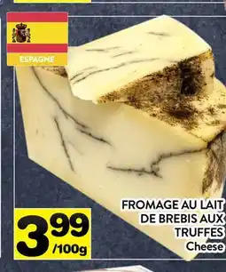 Supermarché PA FROMAGE AU LAIT DE BREBIS AUX TRUFFES | Cheese offer