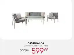Meubles RD CASABLANCA Outdoor Conversation Set - 4 pcs offer