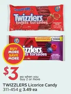 Sobeys Twizzlers licorice candy offer