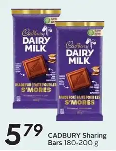 Sobeys Cadbury sharing bars offer