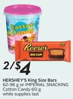 Sobeys Hershey's king size bars offer