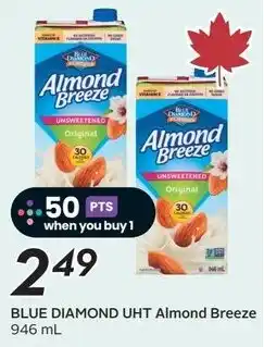 Sobeys Blue diamond UHT almond breeze offer
