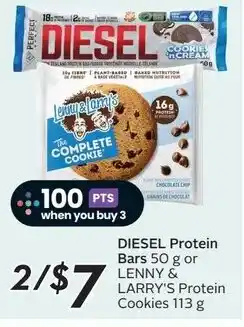 Sobeys Diesel protein bars offer