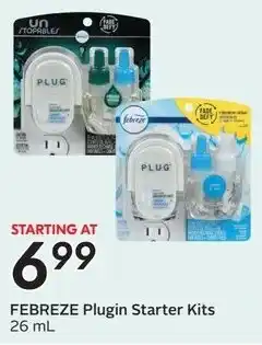 Sobeys Febreze plugin starter kits offer