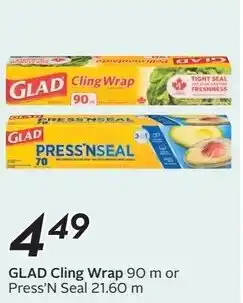 Sobeys Glad cling wrap offer