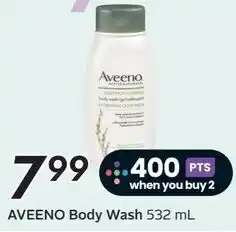Sobeys Aveeno body wash offer