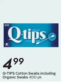 Sobeys Q-TIPS Cotton Swabs including Organic Swabs offer