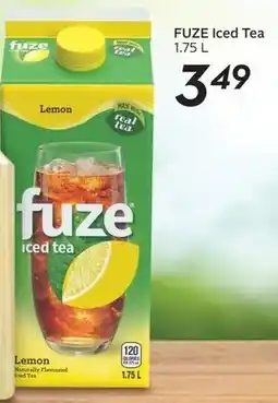 Sobeys Fuze iced tea offer