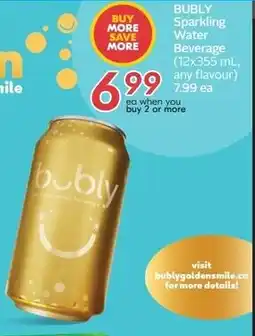 Sobeys Sparkling water beverage offer