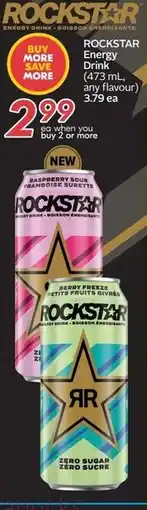 Sobeys Rockstar energy drink offer