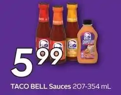 Sobeys Taco bell sauces offer