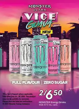 Sobeys Monster energy drinks offer