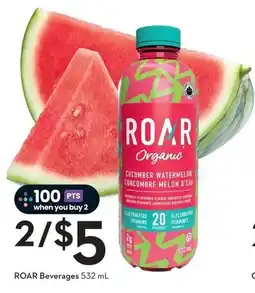 Sobeys Roar beverages offer