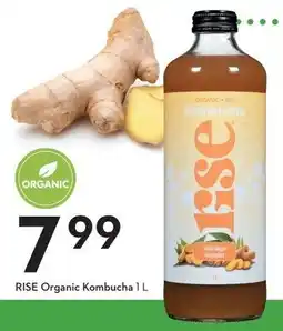 Sobeys Rise organic kombucha offer