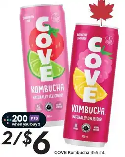 Sobeys Cove kombucha offer