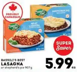 Bassili's best lasagna