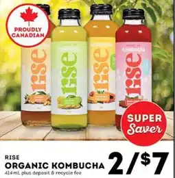 Market Place IGA Rise organic kombucha offer
