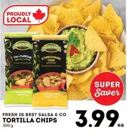 Market Place IGA Fresh is best salsa & co tortilla chips offer