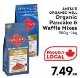 Market Place IGA Anita's organic mill organic pancake & waffle mixes offer