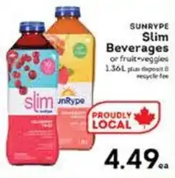 Market Place IGA Sunrype slim beverages offer