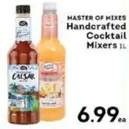 Market Place IGA Master of mixes handcrafted cocktail mixers offer