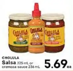 Market Place IGA Cholula salsa offer