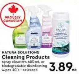 Market Place IGA Natura solutions cleaning products offer