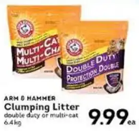 Market Place IGA Arm & hammer clumping litter offer
