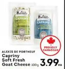Market Place IGA Alexis de portneuf castello soft fresh goat cheese offer