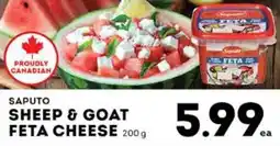 Market Place IGA Saputo sheep & goat feta cheese offer