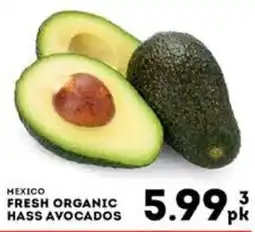 Market Place IGA Mexico fresh organic hass avocados offer
