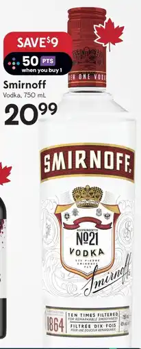 Sobeys Smirnoff vodka offer