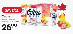 Sobeys Coors seltzer offer