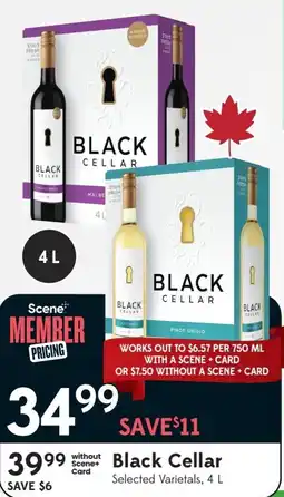 Sobeys Black cellar offer