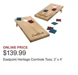 Costco Eastpoint Heritage Cornhole Toss, 2' x 4' offer