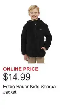 Costco Eddie Bauer Kids Sherpa Jacket offer