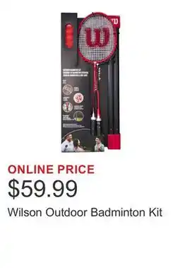 Costco Wilson Outdoor Badminton Kit offer