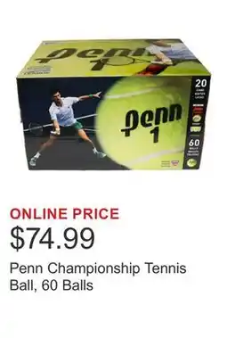 Costco Penn Championship Tennis Ball, 60 Balls offer