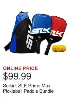 Costco Selkirk SLK Prime Max Pickleball Paddle Bundle offer