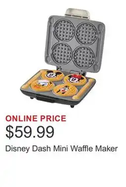 Costco Disney Dash Mini Waffle Maker offer