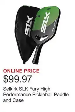Costco Selkirk SLK Fury High Performance Pickleball Paddle and Case offer