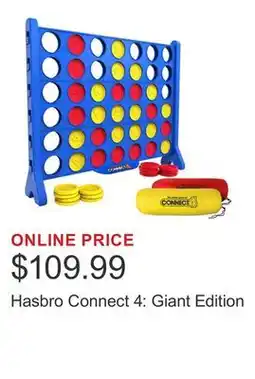 Costco Hasbro Connect 4: Giant Edition offer